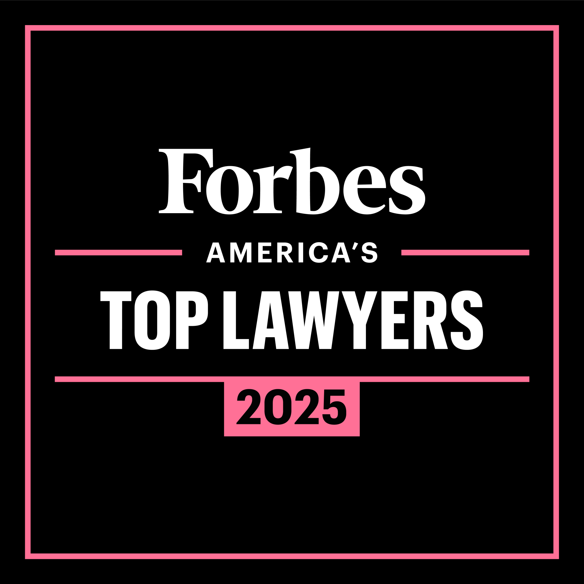 Forbes Top Lawyers 2025 Badge
